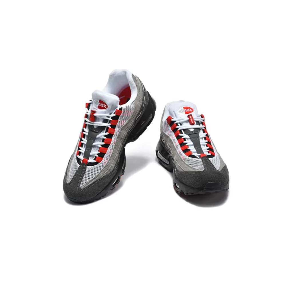Air Max 95 OG Big Bubble Solar Red Shoes Sneakers by Air Jordan