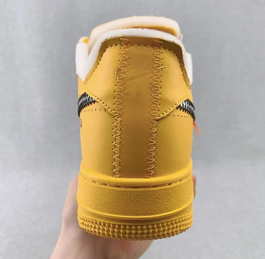 Air Force 1 Low OW ICA University Gold Shoes Sneakers by Air Jordan