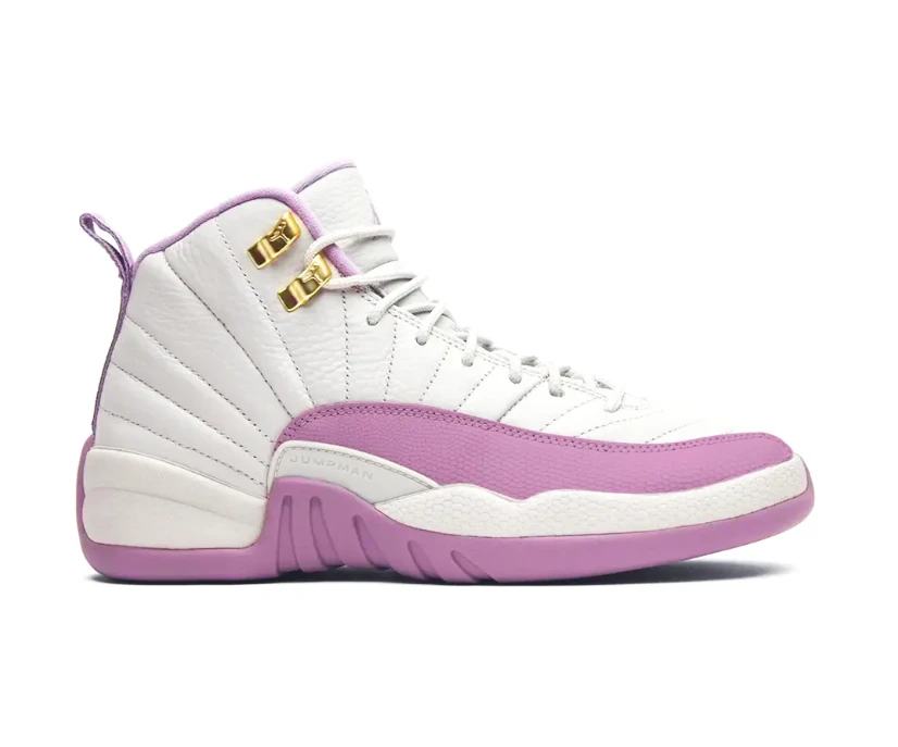 Air Jordan 12 White Pink Shoes Sneakers by Air Jordan
