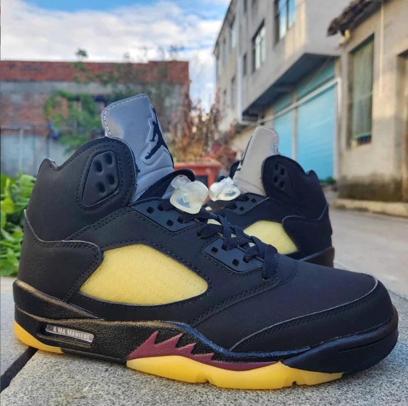 A Ma Maniére x AJ 5 BlackBurgundy Crush by Air Jordan