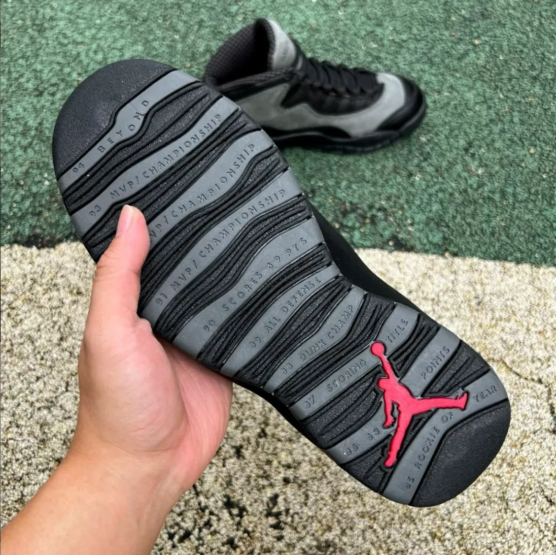 Air Jordan 10 Retro Shadow (1994) Shoes Sneakers by Air Jordan