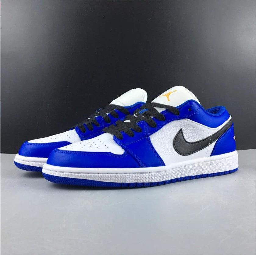 Air Jordan 1 Low Hyper Royal Orange Peel Shoes Sneakers by Air Jordan