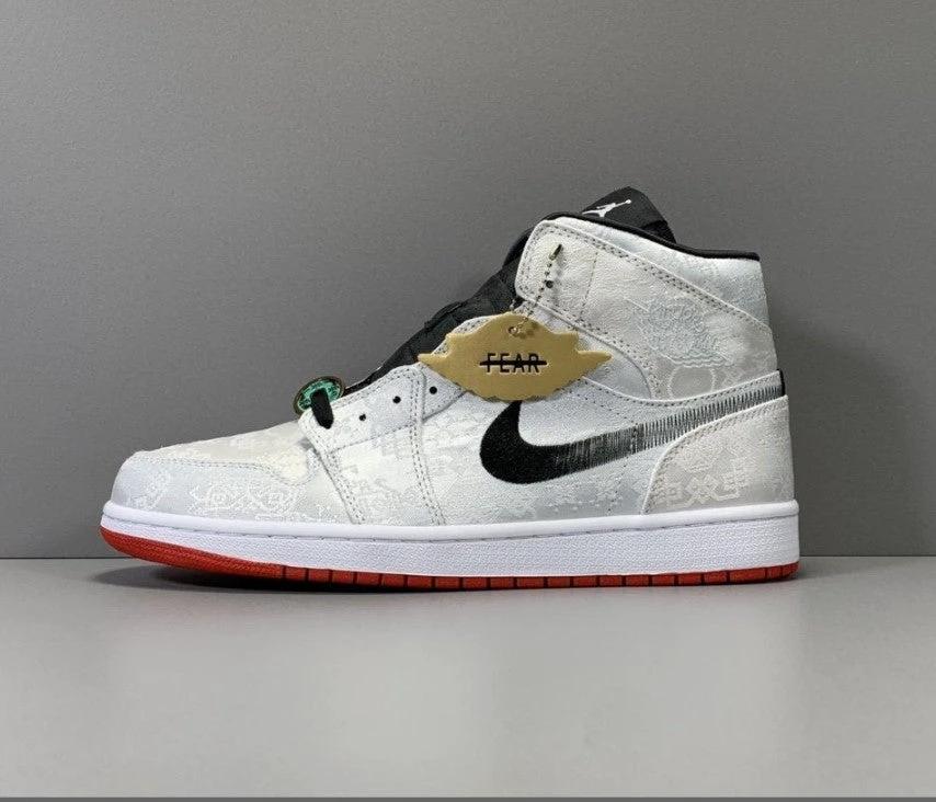 Air Jordan 1 Mid SE Fearless Edison Chen CLOT Shoes Sneakers by Air Jordan