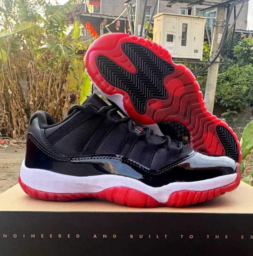 Air Jordan 11 Low Bred 2025 Shoes Sneakers by Air Jordan