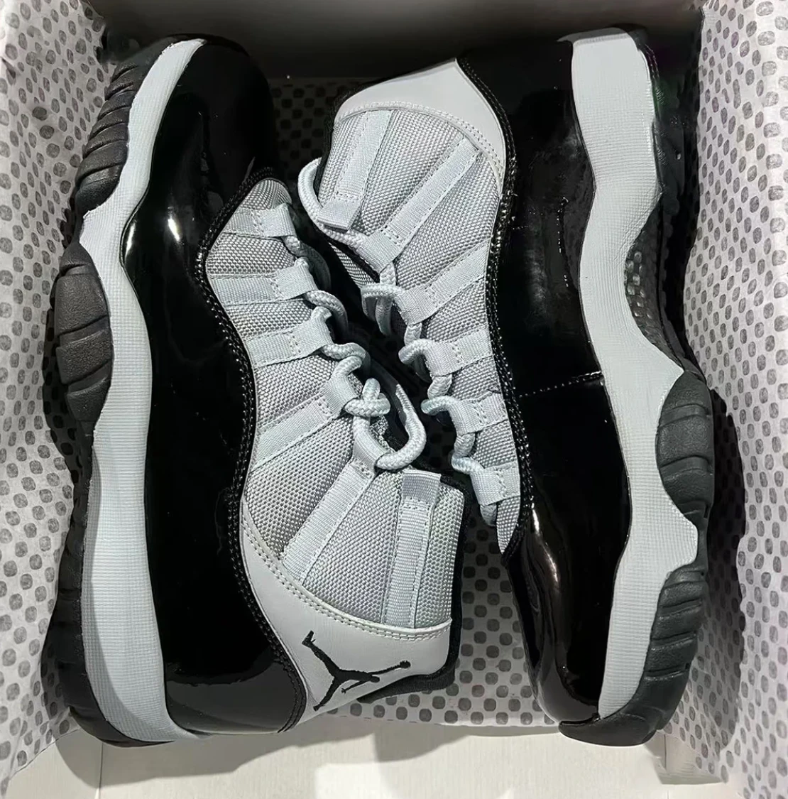Air Jordan 11 Black Cool Grey Shoes Sneakers by Air Jordan