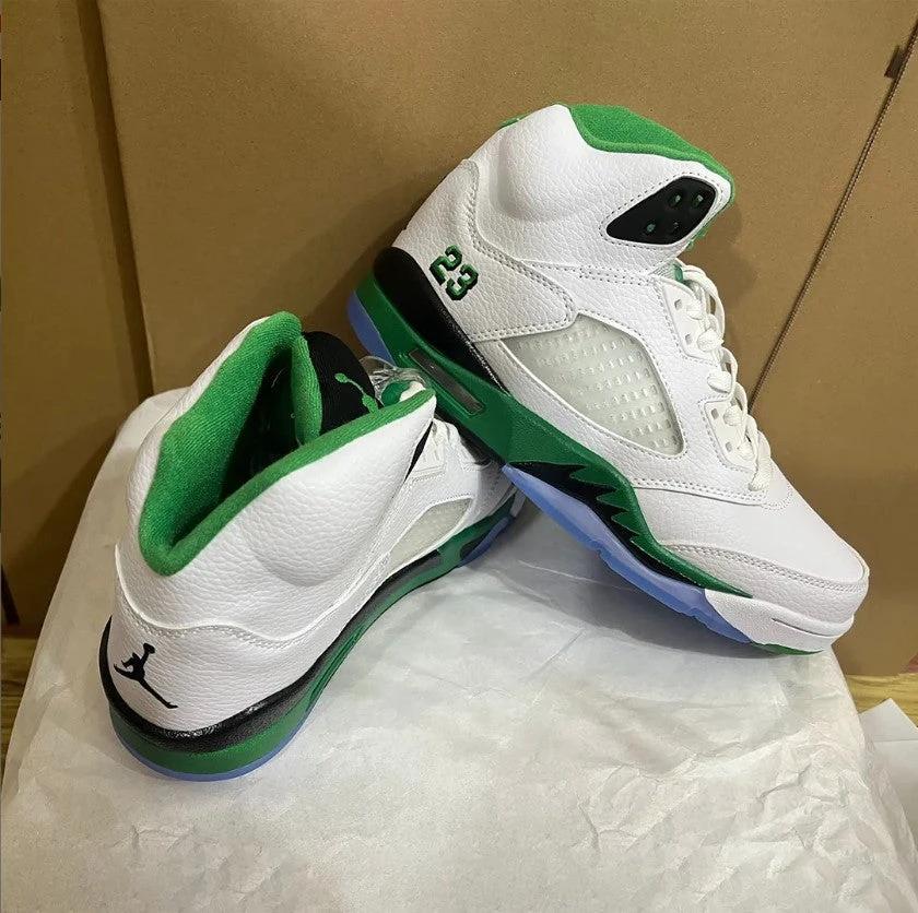 Air Jordan 5 Lucky Green Shoes Sneakers by Air Jordan