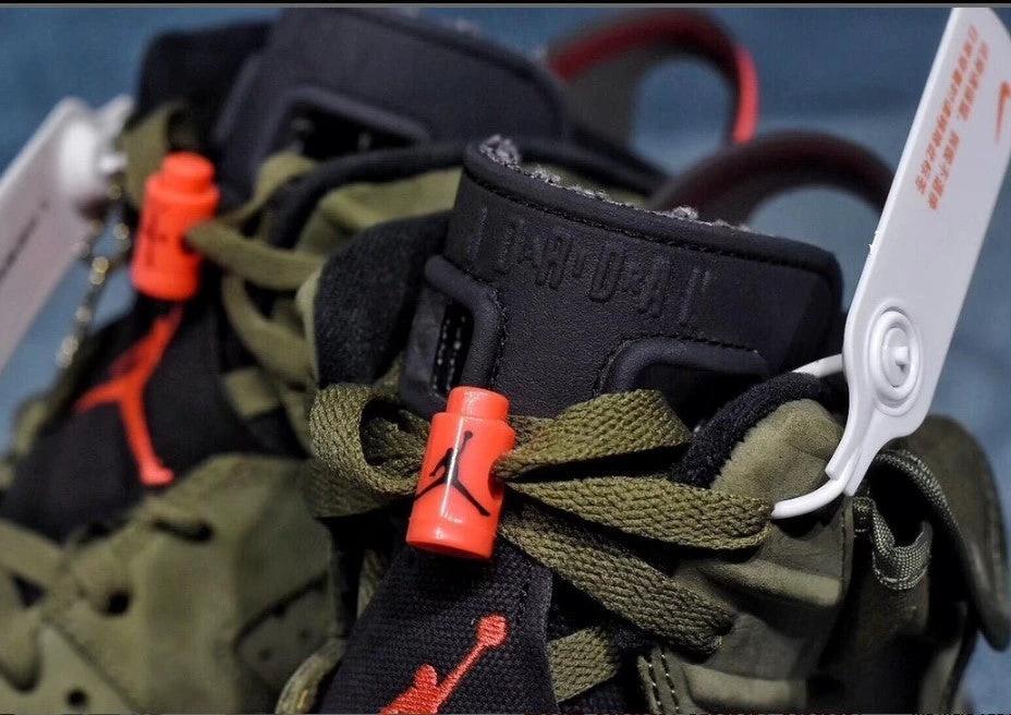 Travis Scott x AJ 6 Olive Shoes Sneakers by Air Jordan