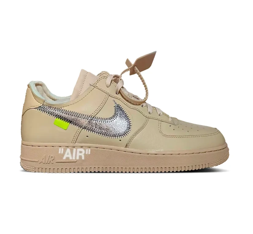 OW x AF 1 Low Sesame Shoes Sneakers by Air Jordan