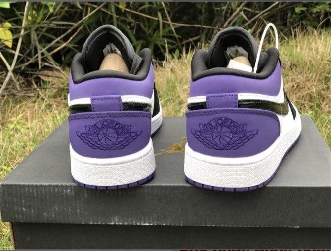 Air Jordan 1 Low Court Purple (GS) Shoes Sneakers by Air Jordan