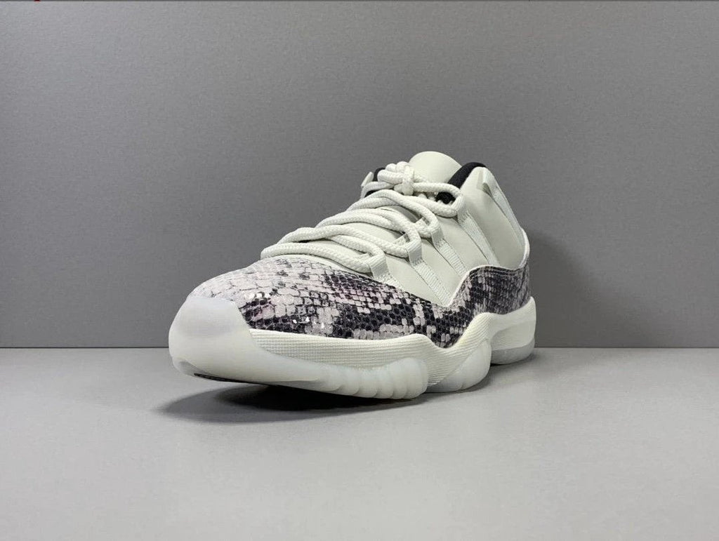 Air Jordan 11 Low Snake Light Bone Shoes Sneakers by Air Jordan