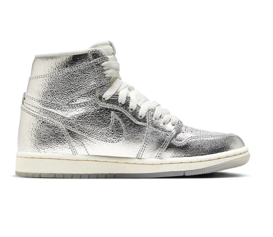 AJ 1 Retro High Chrome Shoes Sneakers by Air Jordan