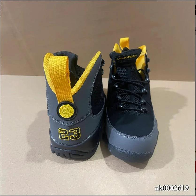 Air Jordan 9 Dark Charcoal University Gold Shoes Sneakers by Air Jordan