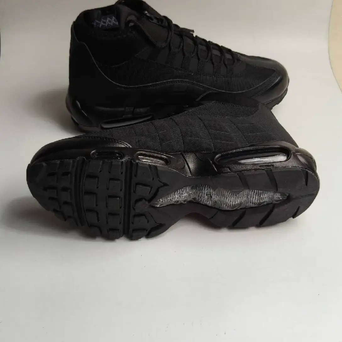 Air Max 95 Boot Sneaker Black Shoes Sneakers by Air Jordan