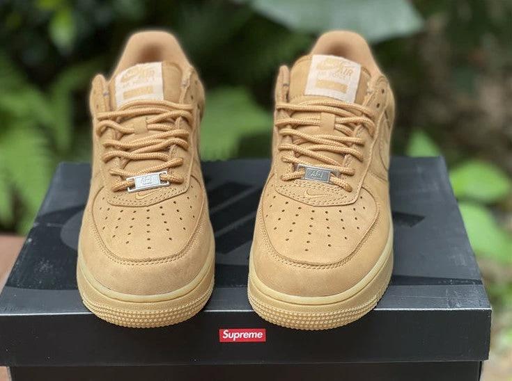 Air Force 1 Low SP Supreme Wheat Shoes Sneakers by Air Jordan