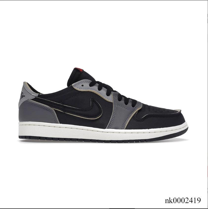 Air Jordan 1 Low OG EX Black Smoke Grey Shoes Sneakers by Air Jordan