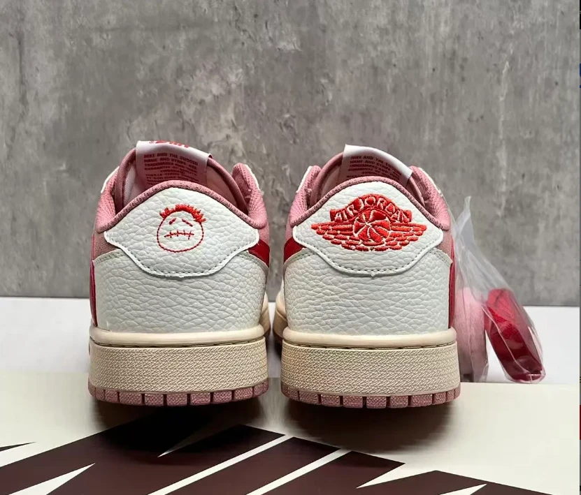 Travis Scott x AJ 1 Low OG Shy Pink Shoes Sneakers by Air Jordan