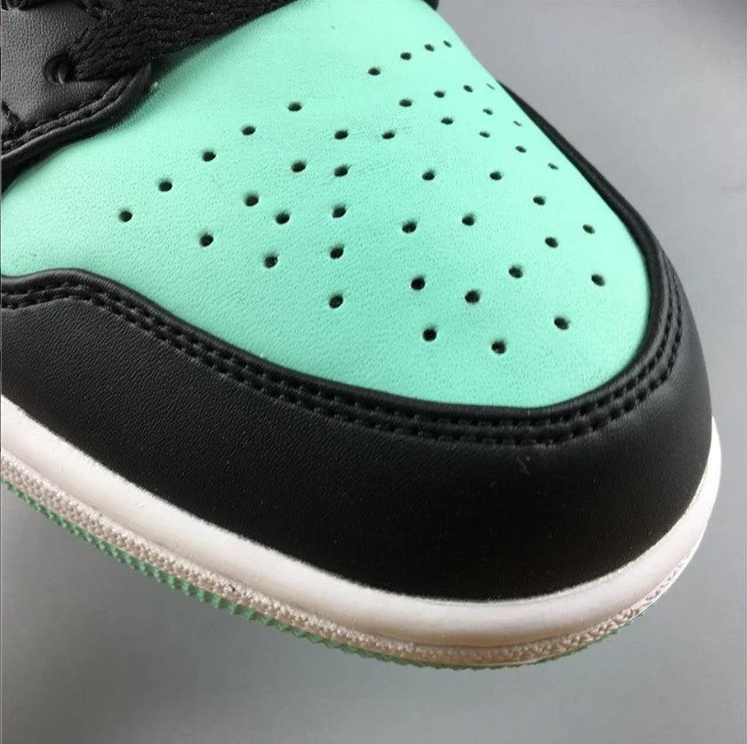 Air Jordan 1 Low Emerald Toe Shoes Sneakers by Air Jordan