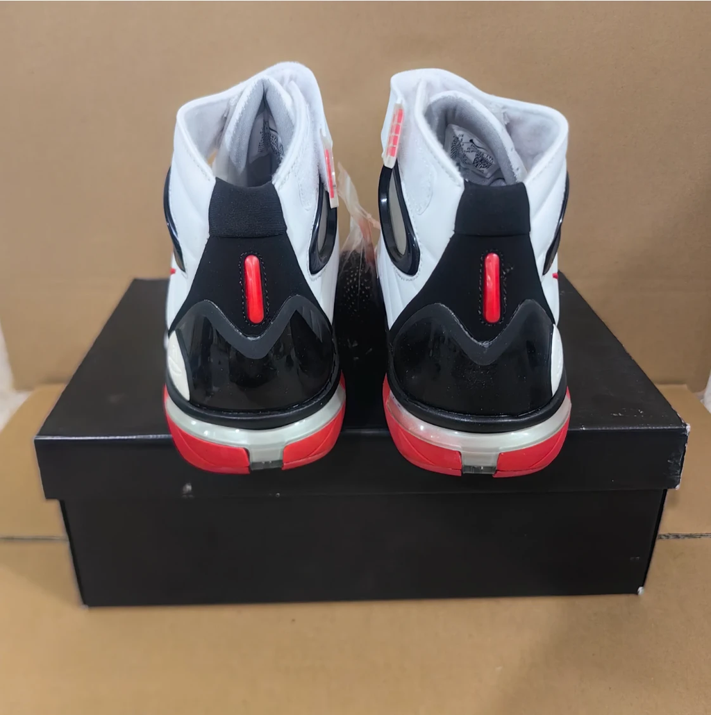 Air Zoom Huarache 2K4 White Varsity Red Shoes Sneakers by Air Jordan