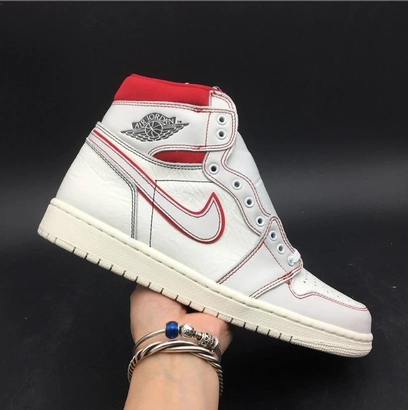 Air Jordan 1 Retro High Phantom Gym Red Shoes Sneakers by Air Jordan