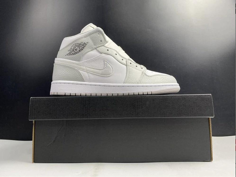 Air Jordan 1 Mid Grey Camo Shoes Sneakers by Air Jordan