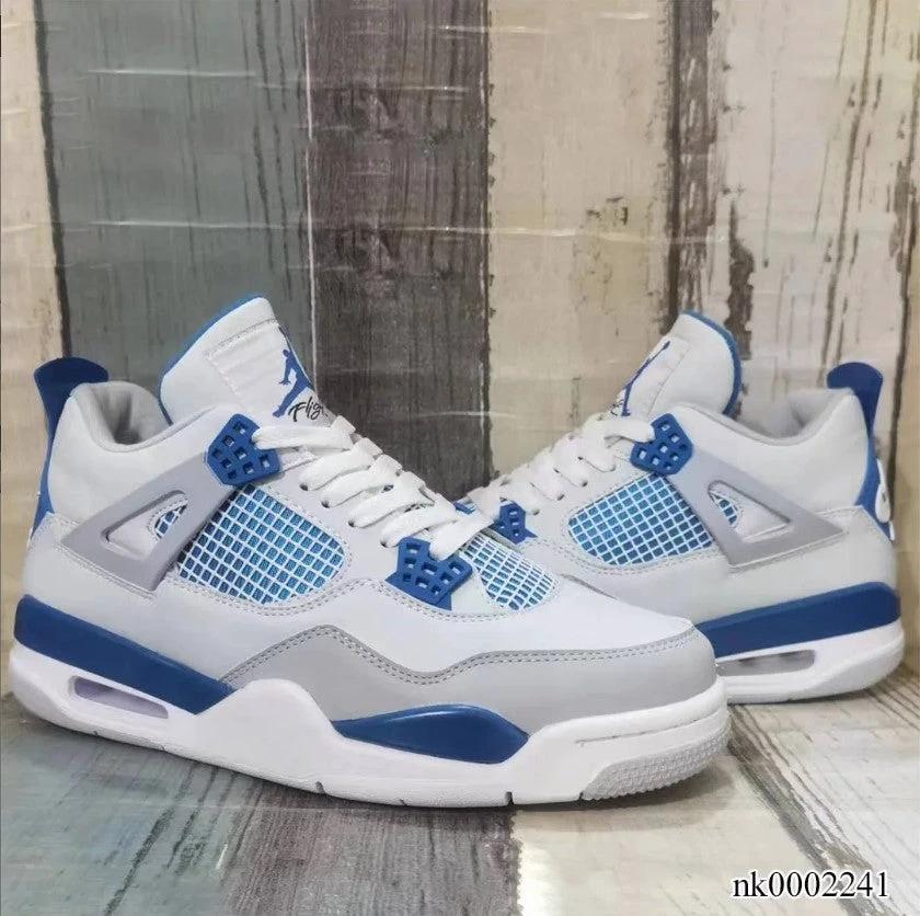 AJ 4 Retro Military Blue Shoes Sneakers by Air Jordan
