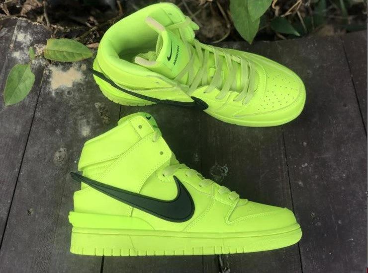 Dunk High Ambush Flash Lime Shoes Sneakers by Air Jordan