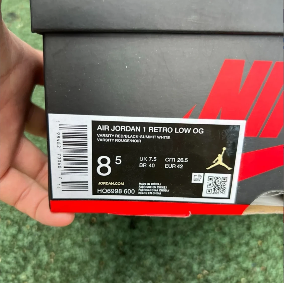 Air Jordan 1 Low OG Chicago 2025 Shoes Sneakers by Air Jordan
