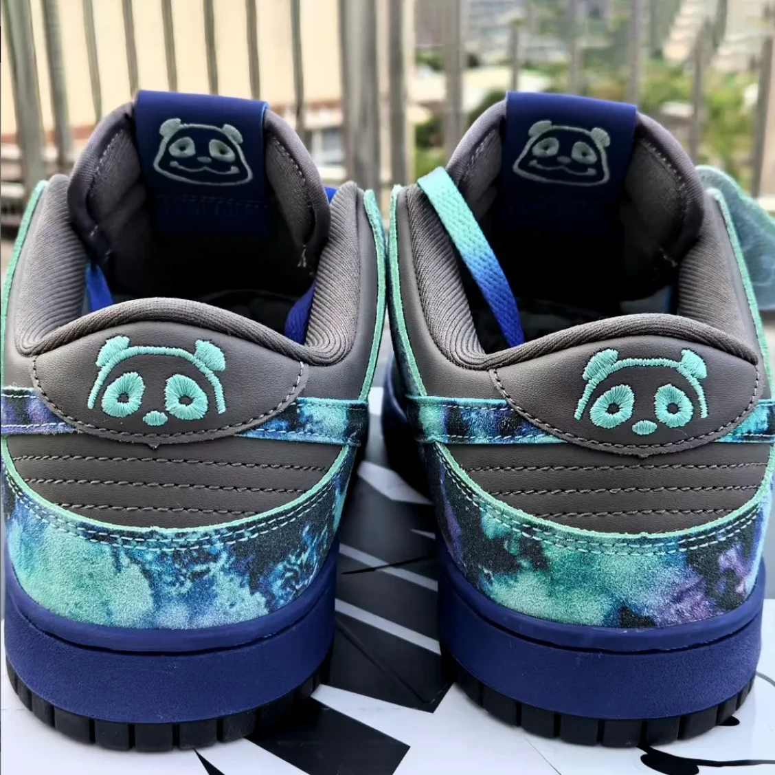 Dunk Low Panda Galaxy Shoes Sneakers by Air Jordan