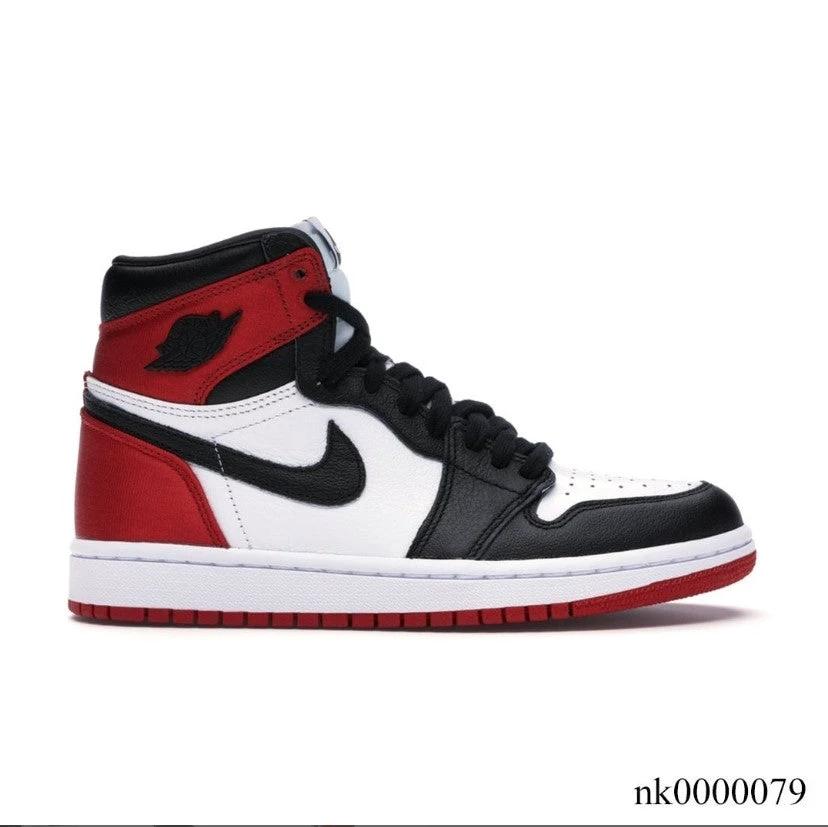 Air Jordan 1 Retro High Satin Black Toe (W) Shoes Sneakers by Air Jordan