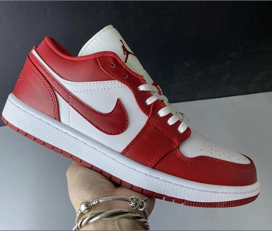 Air Jordan 1 Low Gym Red White Shoes Sneakers by Air Jordan