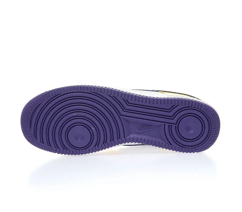 Kobe Bryant x AF 1 Low White Purple Yellow Shoes Sneaker by Air Jordan