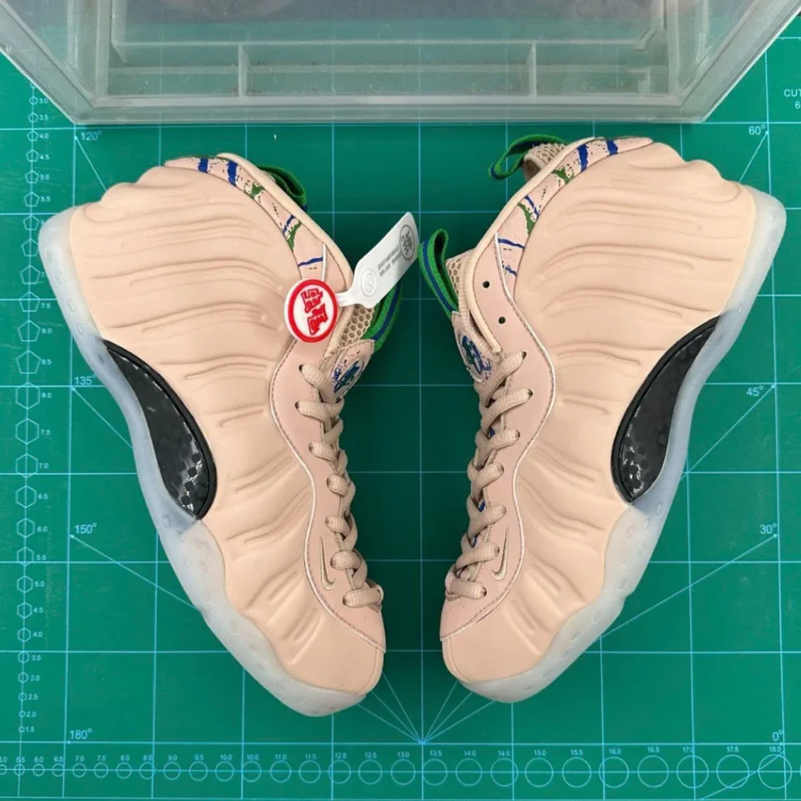 Air Foamposite One Particle Beige Shoes Sneakers by Air Jordan