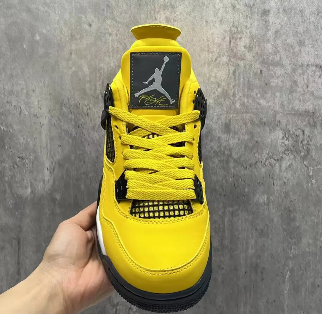 Air Jordan 4 Retro Lightning 2021 Shoes Sneakers by Air Jordan