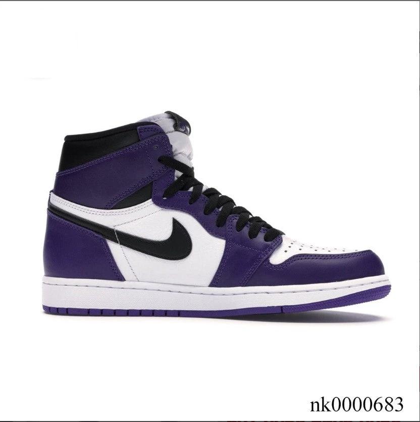 Air Jordan 1 Retro High Court Purple White Shoes Sneakers by Air Jordan