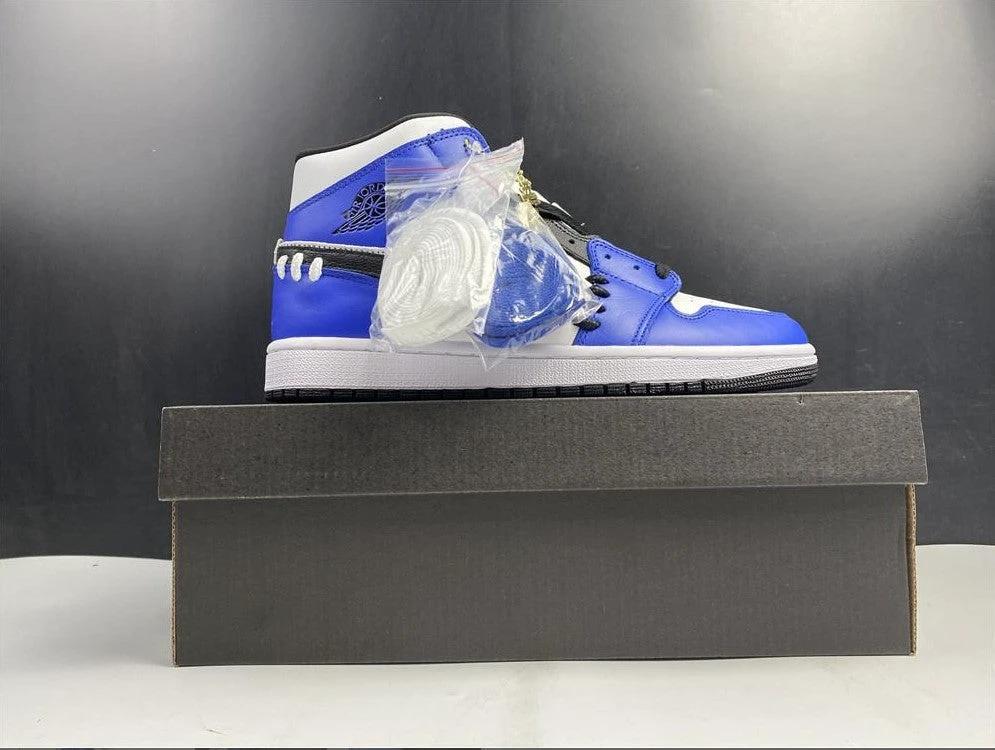Air Jordan Mid SE “Game Royal” White Blue Black Shoes Sneakers by Air Jordan