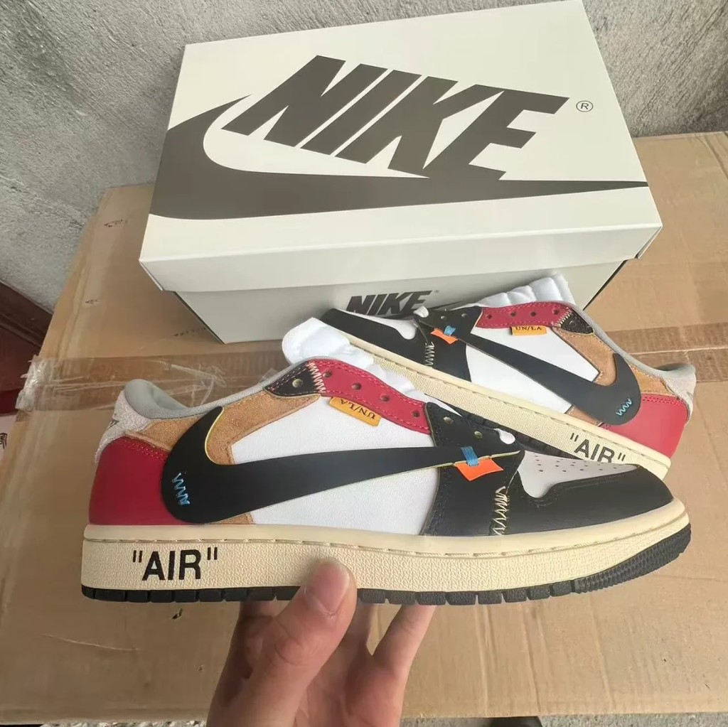 OW x Air Jordan 1 Low OG Goat Lows Shoes Sneakers by Air Jordan