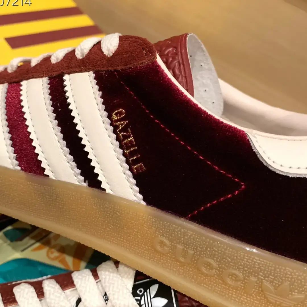 GG x AD Gazelle ‘Burgundy Velvet’ Shoes Sneakers by Air Jordan