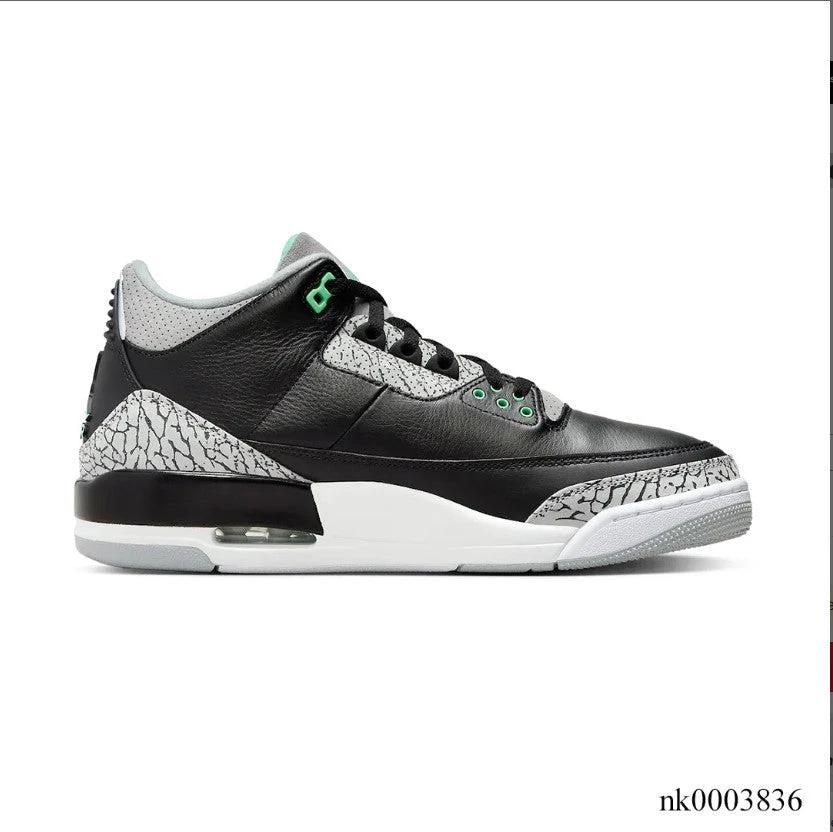 Air Jordan 3 Green Glow Shoes Sneakers by Air Jordan