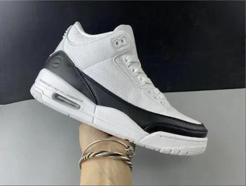 Fragment x AJ 3 White Black Shoes Sneakers by Air Jordan