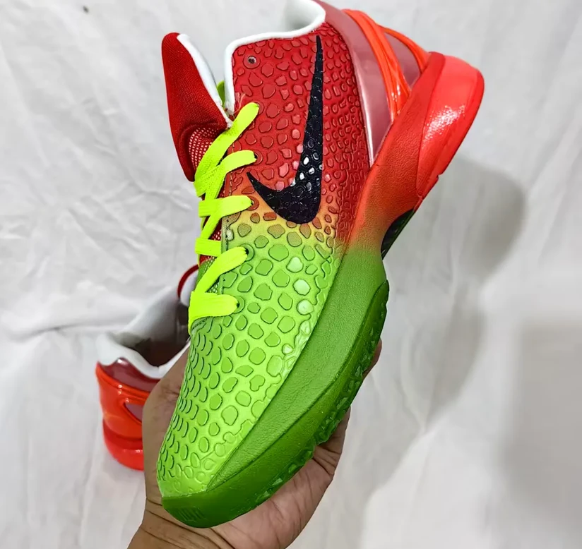 Kobe 6 Protro Grinch Custom Shoes Sneakers by Air Jordan