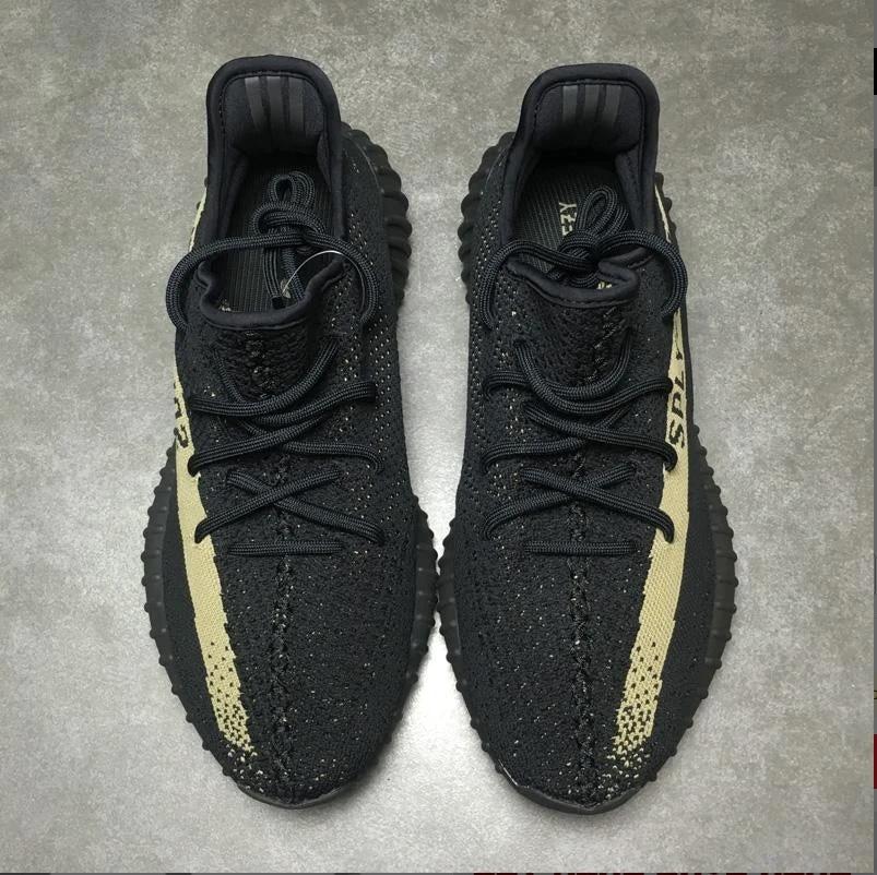 Yeezy Boost 350 V2 Core Black Green Shoes Sneakers by Air Jordan