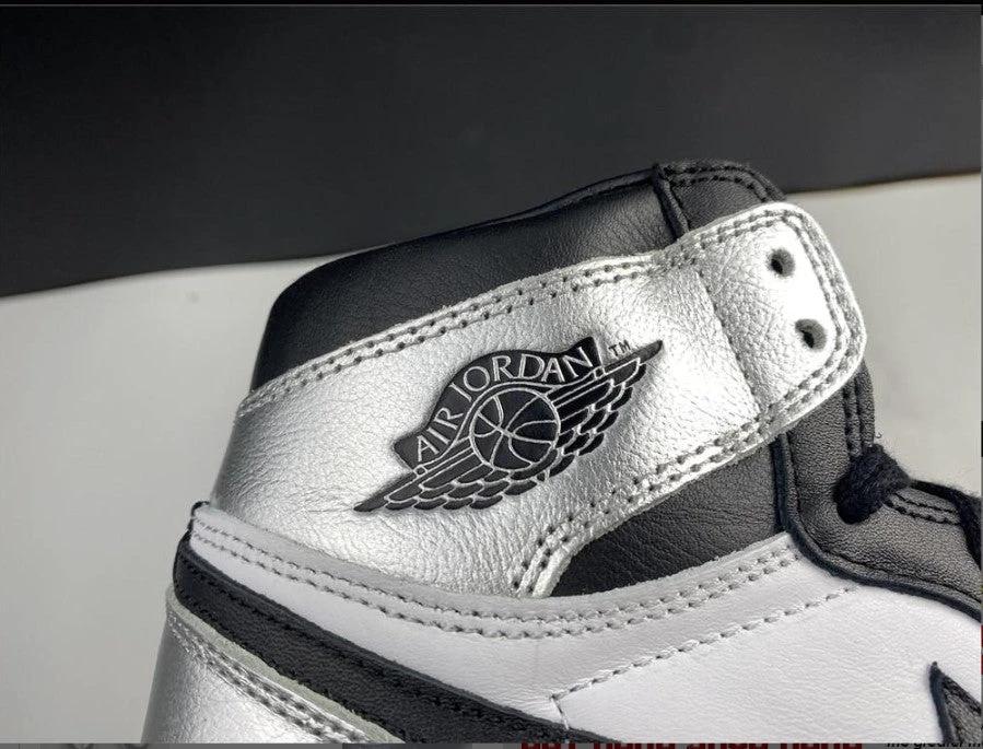 Air Jordan 1 High OG WMNS Silver Toe Shoes Sneakers by Air Jordan