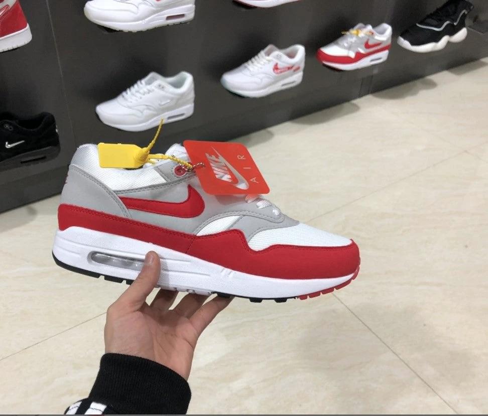 Air Max 1 Anniversary Red Shoes Sneakers by Air Jordan
