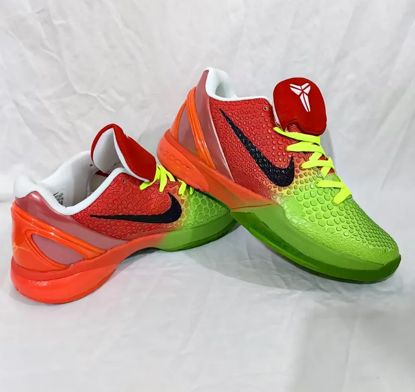 Kobe 6 Protro Grinch Custom Shoes Sneakers by Air Jordan