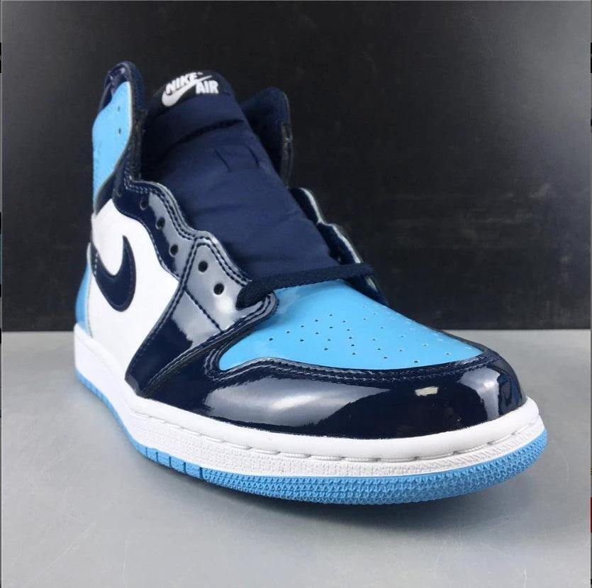 Air Jordan 1 Retro High UNC Patent (W) Shoes Sneakers by Air Jordan