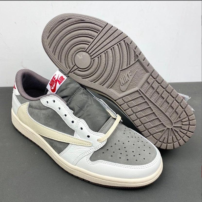 Travis Scott x Air Jordan 1 Low OG Reverse Mocha Shoes Sneakers by Air Jordan