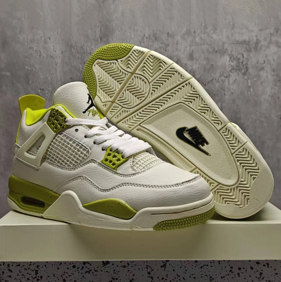 J.Balvin x Air Jordan 4 OG Lemonade Shoes Sneakers by Air Jordan
