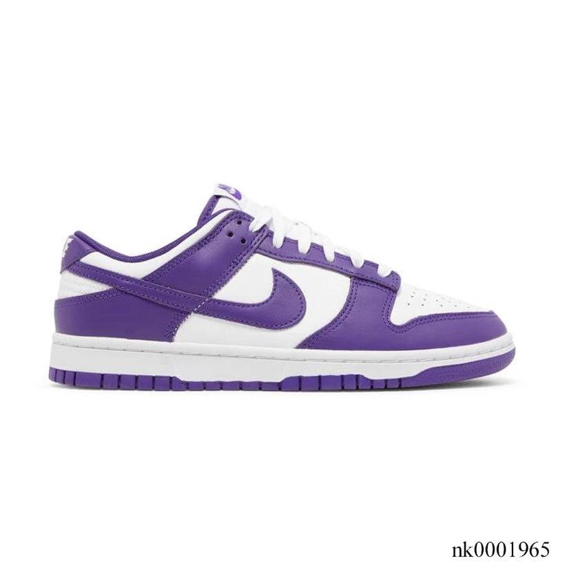 Dunk Low Championship Court Purple Shoes Sneakers by Air Jordan