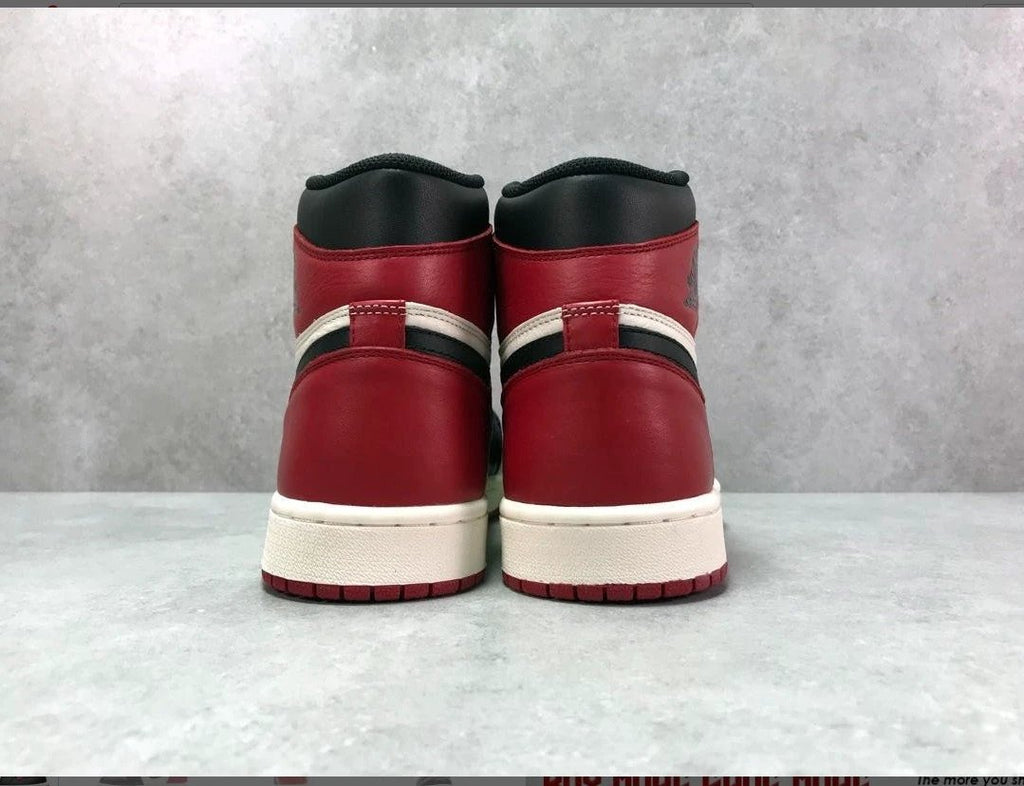 Air Jordan1 Retro High Bred Toe Shoes Sneakers by Air Jordan