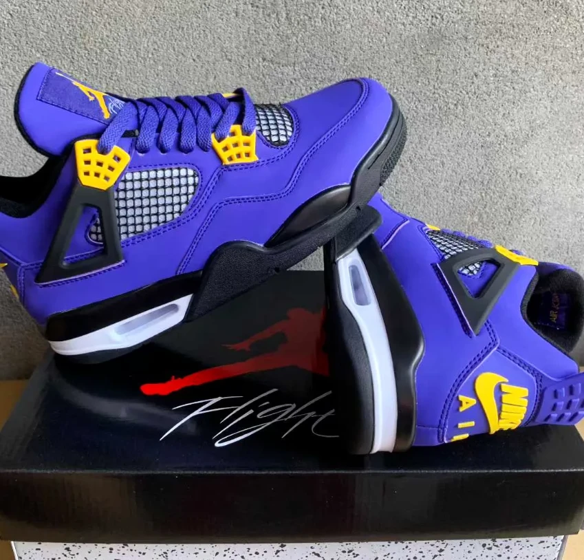 Air Jordan 4 Imperial Purple Shoes Sneakers by Air Jordan